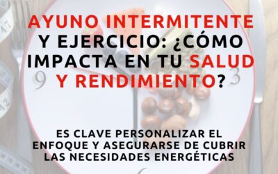 Ayuno intermitente y ejercicio: ¿Cómo impacta en tu salud y rendimiento?