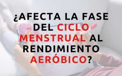 Ciclo menstrual y rendimiento